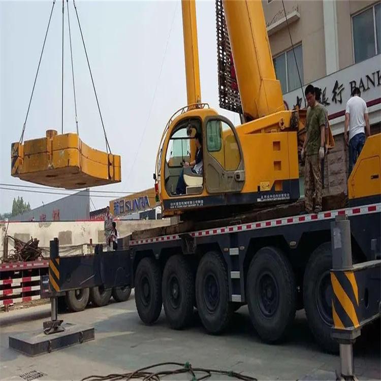 福建福建当地吊车出租|机器吊装|75吨|工厂搬迁服务实景