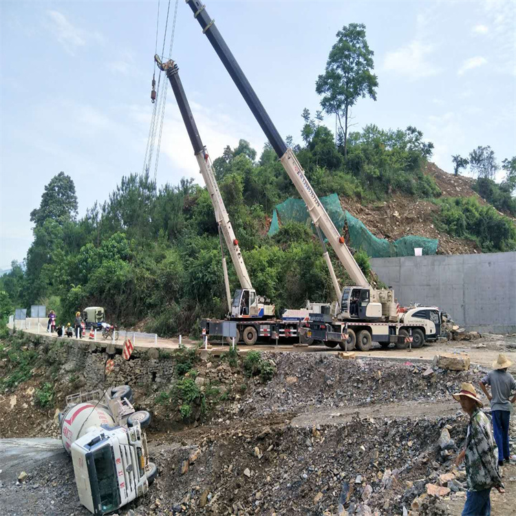 福建福建24小时应急道路救援吊装吊装现场实拍